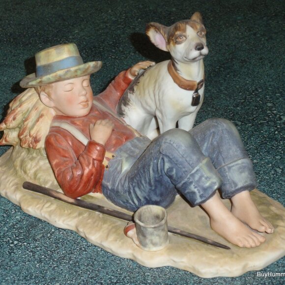 Norman Rockwell “A Boy and His Dog” Figurine Four Seasons Spring CHRISTMAS GIFT - Picture 4 of 11